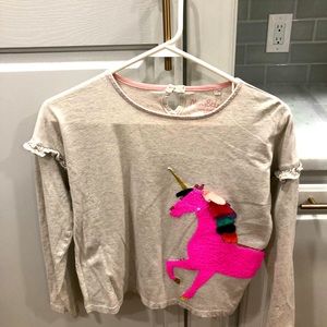 Mini Boden unicorn top
